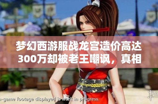 梦幻西游服战龙宫造价高达300万却被老王嘲讽，真相引人深思