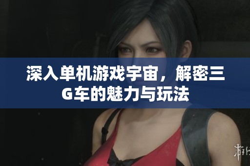 深入单机游戏宇宙，解密三G车的魅力与玩法