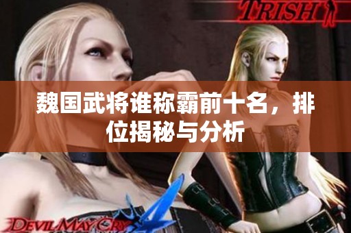 魏国武将谁称霸前十名，排位揭秘与分析