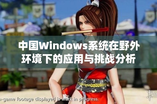 中国Windows系统在野外环境下的应用与挑战分析