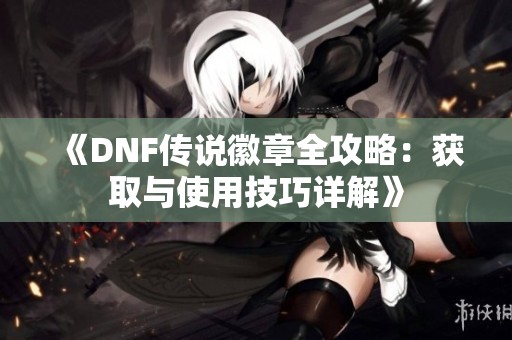 《DNF传说徽章全攻略：获取与使用技巧详解》