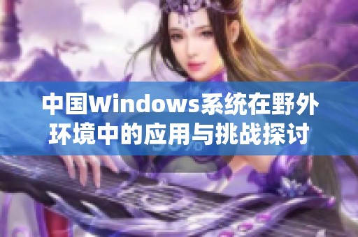 中国Windows系统在野外环境中的应用与挑战探讨