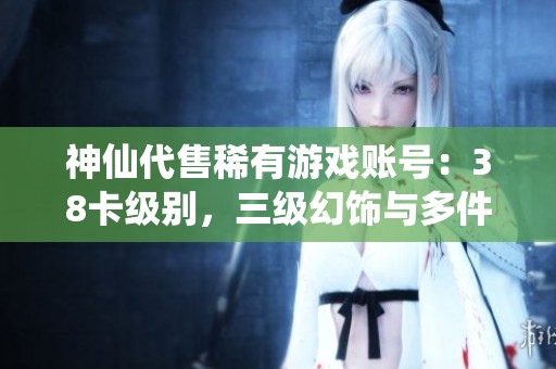 神仙代售稀有游戏账号：38卡级别，三级幻饰与多件强化九装备