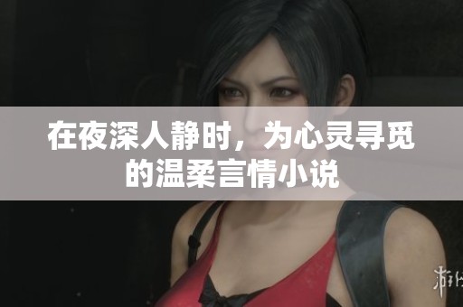 在夜深人静时，为心灵寻觅的温柔言情小说