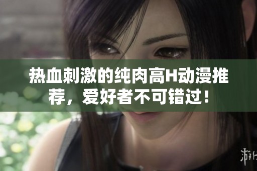 热血刺激的纯肉高H动漫推荐，爱好者不可错过！