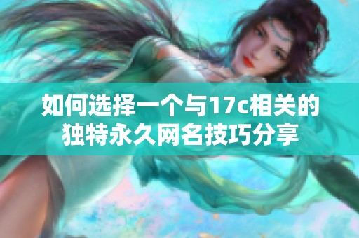 如何选择一个与17c相关的独特永久网名技巧分享