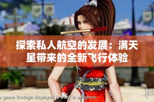 探索私人航空的发展：满天星带来的全新飞行体验
