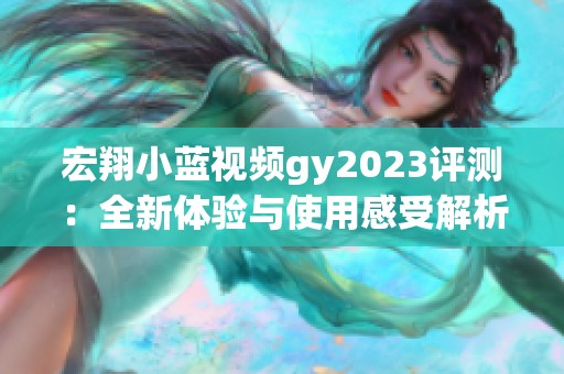 宏翔小蓝视频gy2023评测：全新体验与使用感受解析