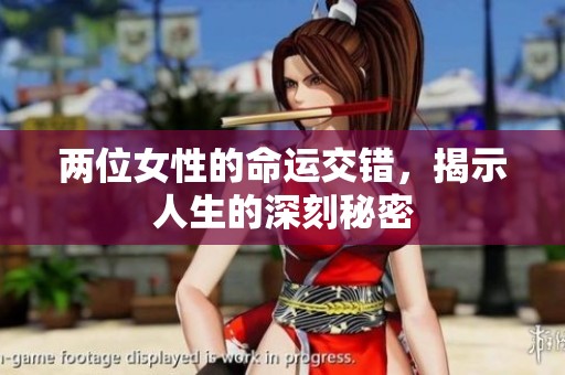 两位女性的命运交错，揭示人生的深刻秘密