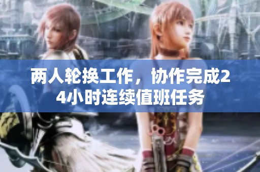 两人轮换工作，协作完成24小时连续值班任务