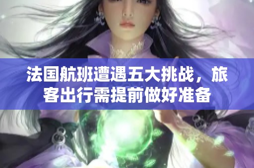 法国航班遭遇五大挑战，旅客出行需提前做好准备
