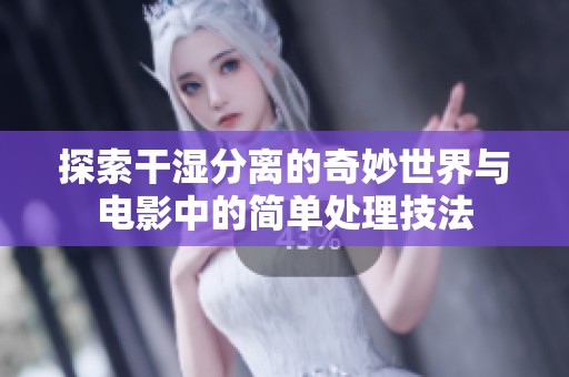 探索干湿分离的奇妙世界与电影中的简单处理技法