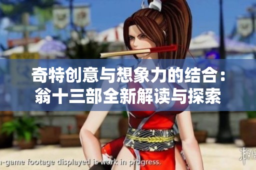 奇特创意与想象力的结合：翁十三部全新解读与探索