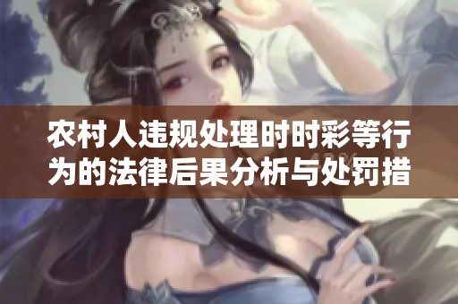 农村人违规处理时时彩等行为的法律后果分析与处罚措施