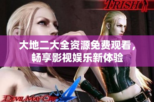 大地二大全资源免费观看，畅享影视娱乐新体验