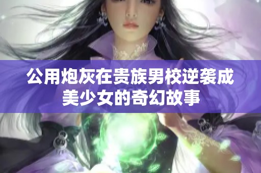 公用炮灰在贵族男校逆袭成美少女的奇幻故事