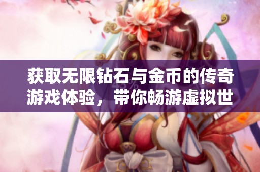 获取无限钻石与金币的传奇游戏体验，带你畅游虚拟世界