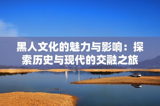 黑人文化的魅力与影响：探索历史与现代的交融之旅
