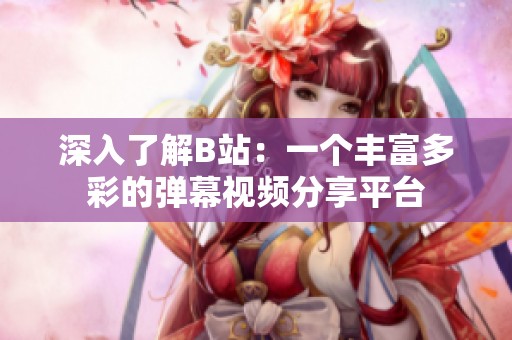 深入了解B站：一个丰富多彩的弹幕视频分享平台
