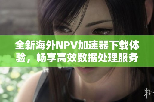 全新海外NPV加速器下载体验，畅享高效数据处理服务