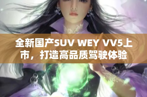 全新国产SUV WEY VV5上市，打造高品质驾驶体验