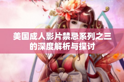 美国成人影片禁忌系列之三的深度解析与探讨