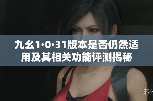 九幺1·0·31版本是否仍然适用及其相关功能评测揭秘