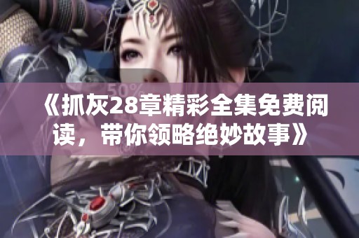 《抓灰28章精彩全集免费阅读，带你领略绝妙故事》