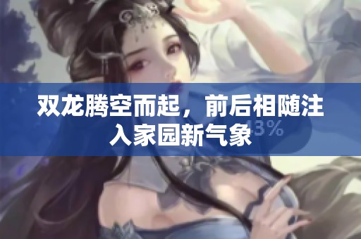 双龙腾空而起，前后相随注入家园新气象