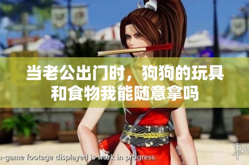 当老公出门时，狗狗的玩具和食物我能随意拿吗