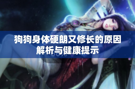 狗狗身体硬朗又修长的原因解析与健康提示