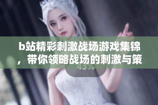 b站精彩刺激战场游戏集锦，带你领略战场的刺激与策略