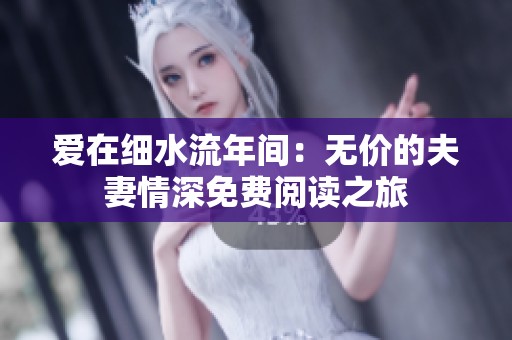 爱在细水流年间：无价的夫妻情深免费阅读之旅