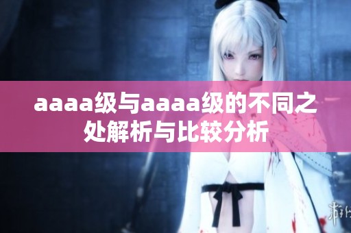 aaaa级与aaaa级的不同之处解析与比较分析