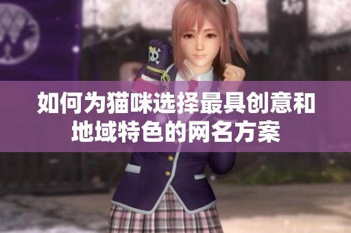 如何为猫咪选择最具创意和地域特色的网名方案