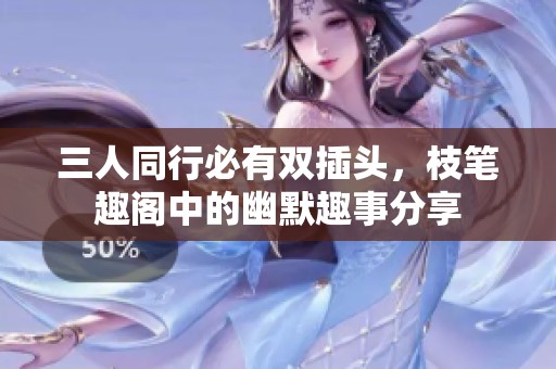 三人同行必有双插头，枝笔趣阁中的幽默趣事分享