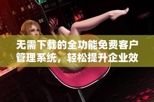 无需下载的全功能免费客户管理系统，轻松提升企业效率