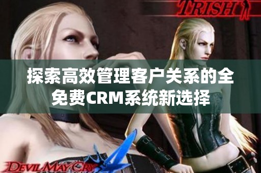 探索高效管理客户关系的全免费CRM系统新选择