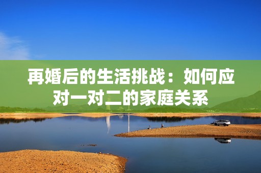 再婚后的生活挑战：如何应对一对二的家庭关系