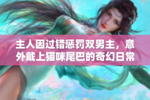 主人因过错惩罚双男主，意外戴上猫咪尾巴的奇幻日常