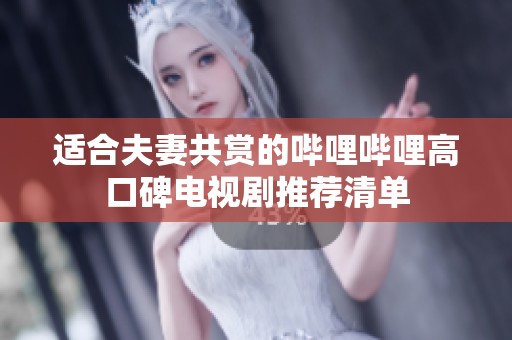 适合夫妻共赏的哔哩哔哩高口碑电视剧推荐清单
