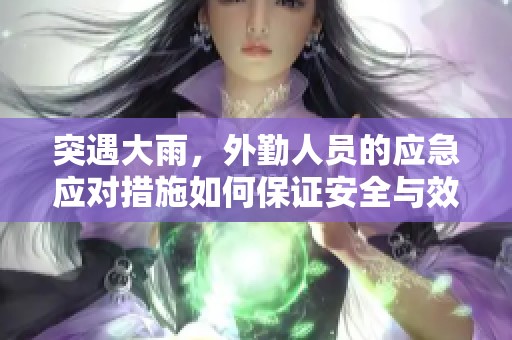 突遇大雨，外勤人员的应急应对措施如何保证安全与效率