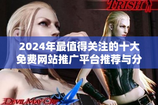 2024年最值得关注的十大免费网站推广平台推荐与分析