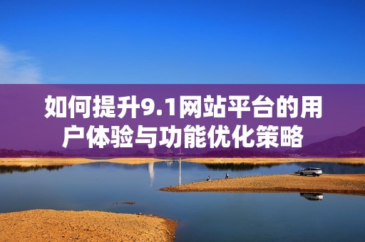 如何提升9.1网站平台的用户体验与功能优化策略