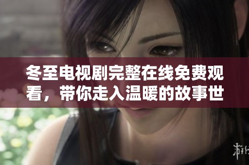 冬至电视剧完整在线免费观看，带你走入温暖的故事世界