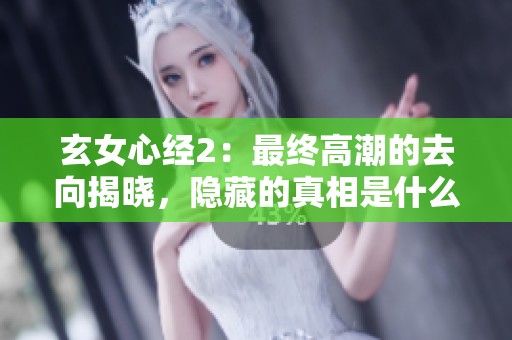 玄女心经2：最终高潮的去向揭晓，隐藏的真相是什么？