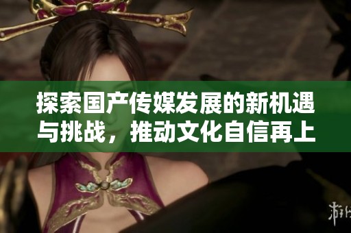 探索国产传媒发展的新机遇与挑战，推动文化自信再上新台阶