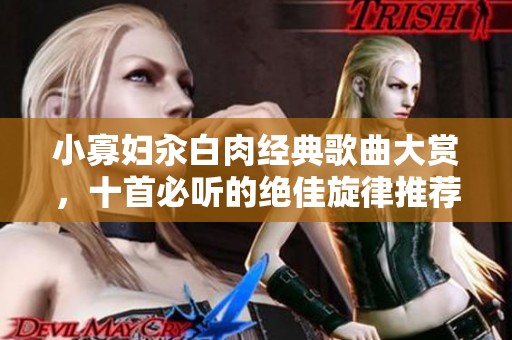 小寡妇汆白肉经典歌曲大赏，十首必听的绝佳旋律推荐