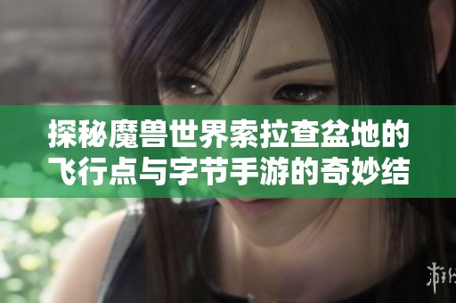 探秘魔兽世界索拉查盆地的飞行点与字节手游的奇妙结合