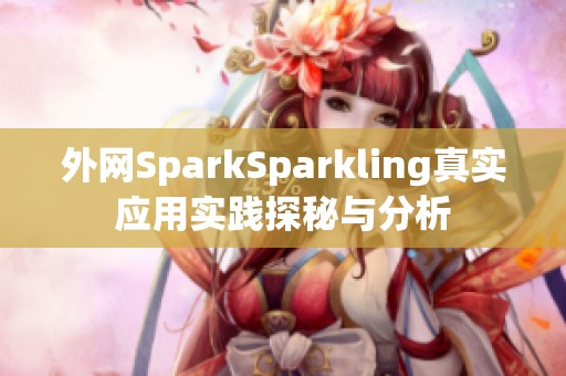 外网SparkSparkling真实应用实践探秘与分析